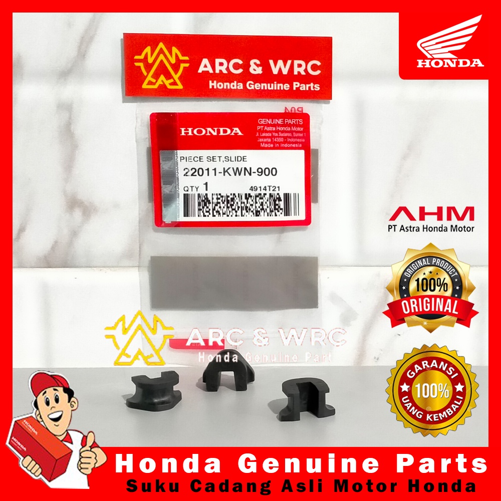 Klip Rumah Roller Piece Slide 1 Set PCX 150 / Vario 150 eSP / Vario125 FI // 22011KWN900