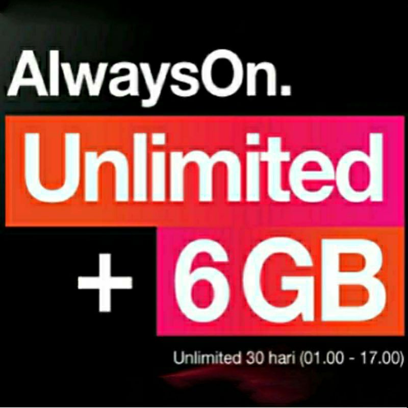 [ INJECT ] Paket Kuota Internet tri 3 three unlimited 6GB 10GB  Kuota Tri AON 6GB Unlimited Nasional