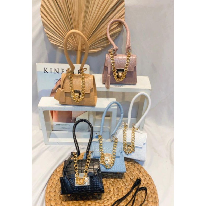 [ READY ] CROCO ALYA RT HANYBAG_OFFICIAL