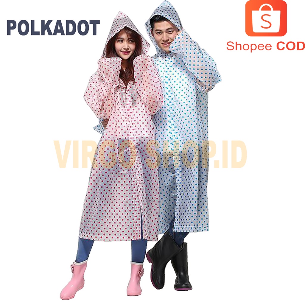 JAS HUJAN EVA RAINCOAT LIGHTWEIGHT JUBAH PONCO DEWASA JAS HUJAN WANITA PRIA KEKINIAN