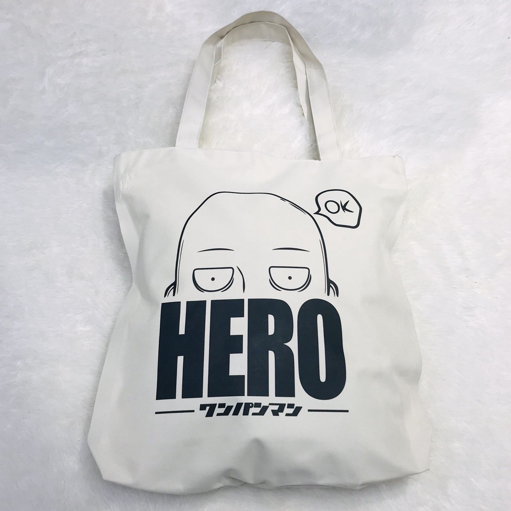 Totebag Saitama the Hero Anime Manga One Punch Premium Unisex