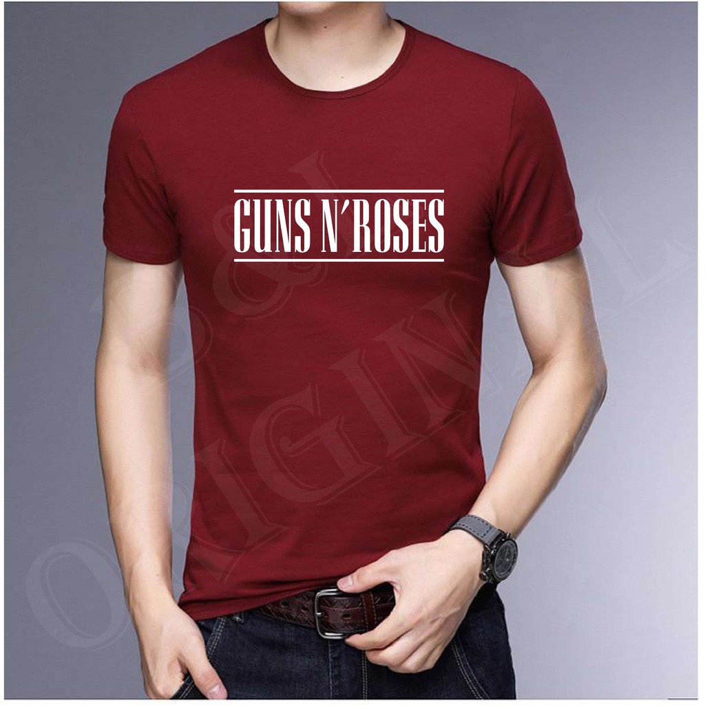 BS/COD/BAJU KAOS TANGAN PENDEK GUNS N/PRIA/REALPICTURE