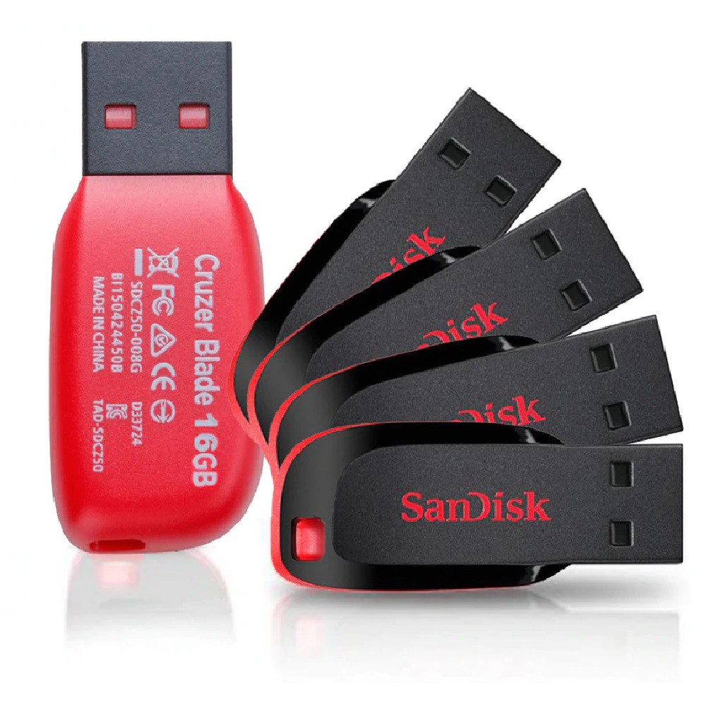 Flashdisk Sandisk 16GB Cruzer Blade USB 2.0 Drive Original