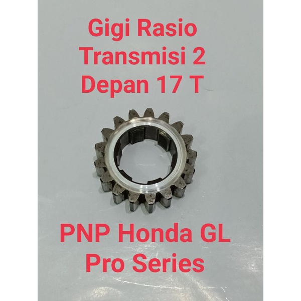 Gigi 2 Rasio GL 100 125 GL Max Pro Cdi Series Original Mata 17 T PNP Honda GL100 GL125 GL Max GL Pro