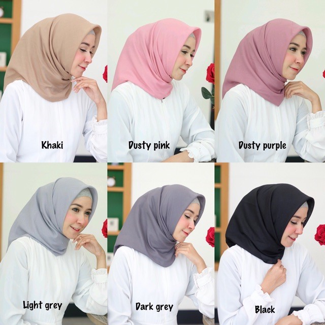  PROMO Jilbab BASIC VOAL Segiempat PART 1 Shopee Indonesia