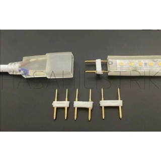 Pin Sambungan jarum lampu neon flex LED /LED Strip 5050/Dan 3528 Strip