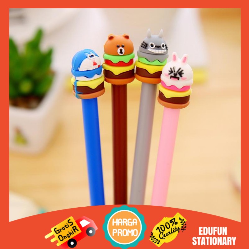 

Pena Hamburger Murah / Pulpen Hamburger / Pulpen Gel Burger