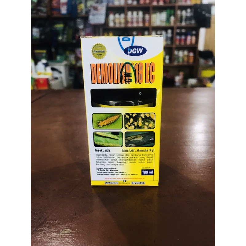 Demolish Insektisida 18ec 100ml (free kaos demolish)