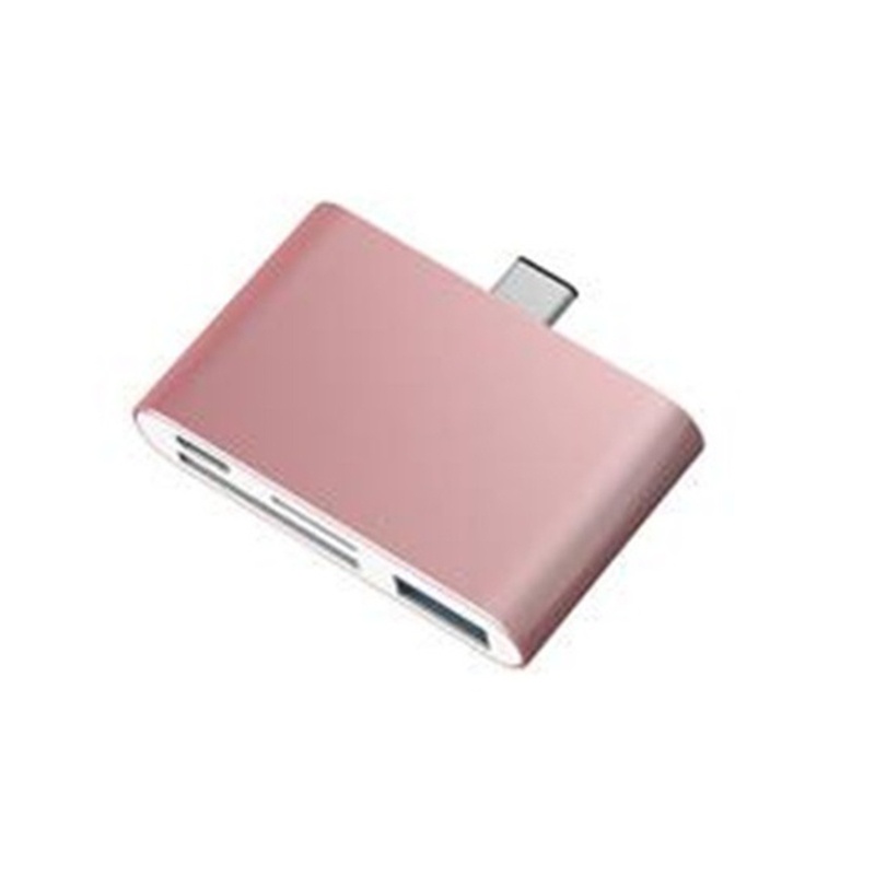 Btsg USB 3.0 Portable Type C OTG Memory Card Adapter SD SDHC TF MS Untuk Laptop PC Tablet Smartphone Dengan OTG Functi