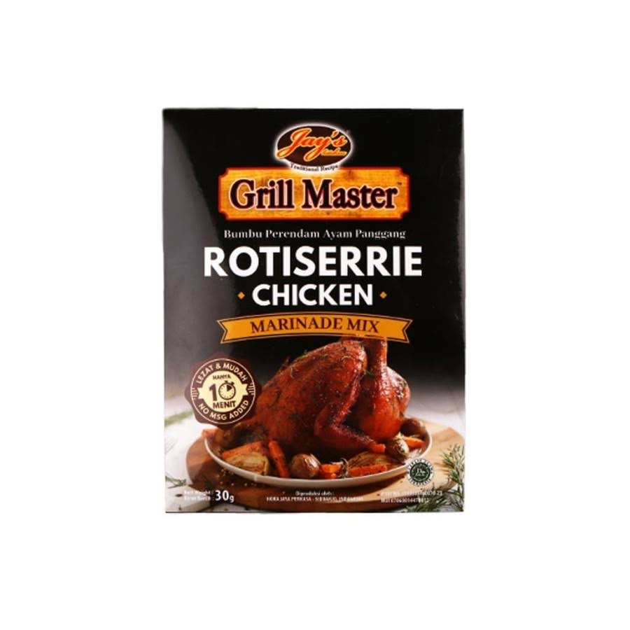 

Jay's / Jays Grill Master Rotisserie Chicken Marinade Mix 30gram