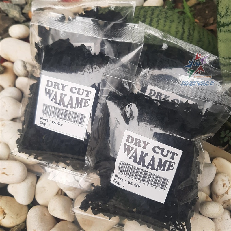 DRY WAKAME Rumput Laut Kering │Dried Cut Wakame Import untuk Miso Sup Ramen Udon