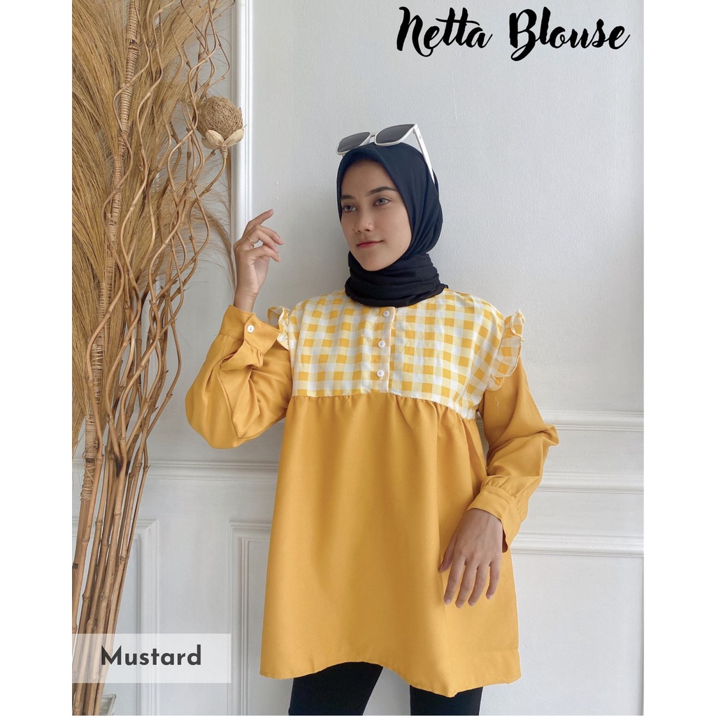 Netta Blouse Moscrepe