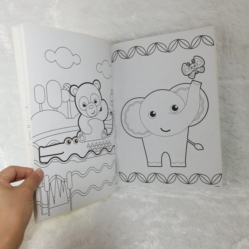 Buku Mewarnai Anak Gambar Hewan MY FIRST COLOURING FUN (TIGER) - Buku Mewarnai Anak Karakter Hewan Lucu