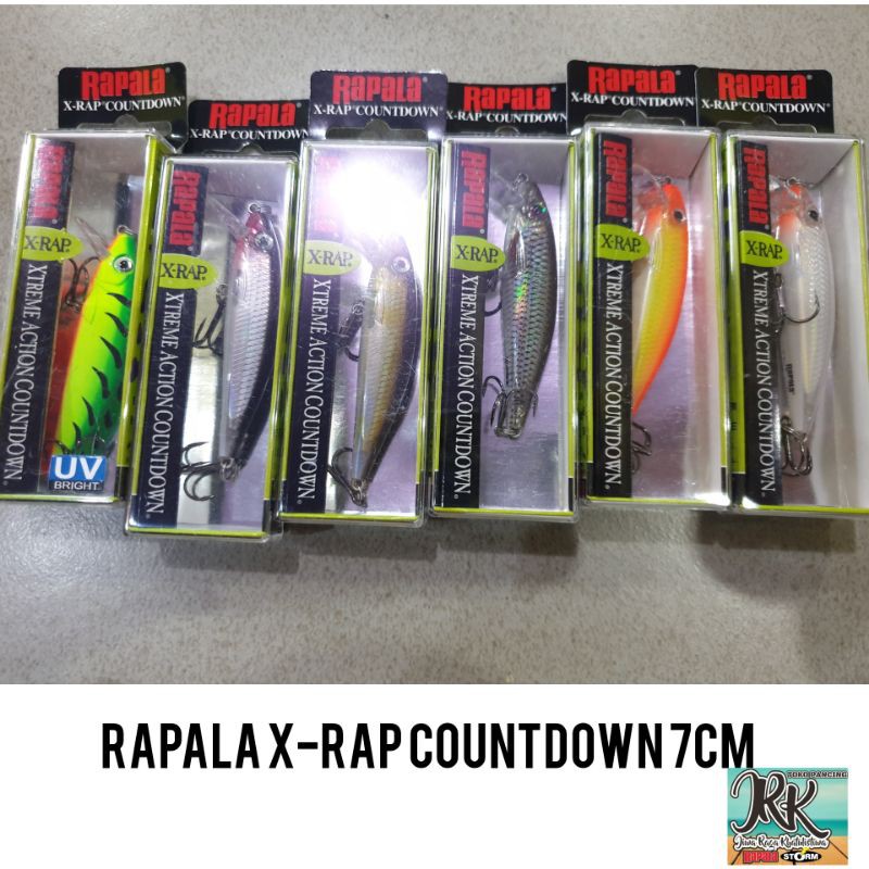 UMPAN PANCING RAPALA X-RAP COUNTDOWN 7CM