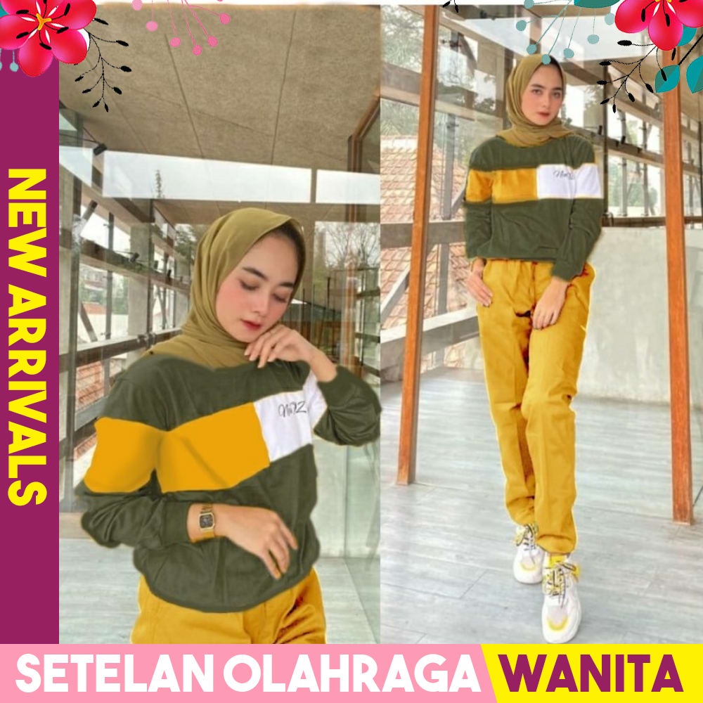 Baju Senam Wanita Aerobik Sport Gym Zumba Kaos Senam Pendek Adidas i.27419165.2356414453