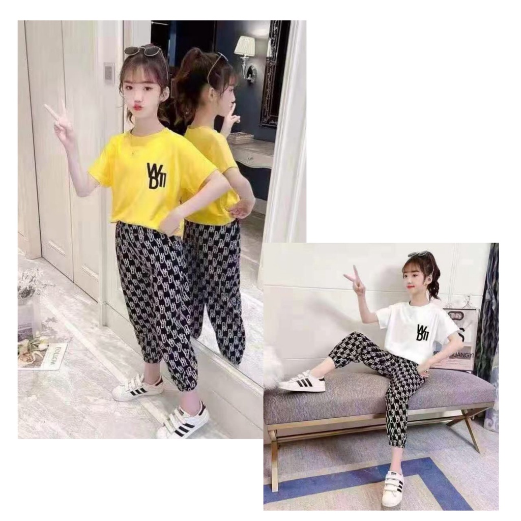 (GROSIR 1 SERI dapat 4 PCS @70rb/baju) #70051 Setelan Import Anak 3-5 Th