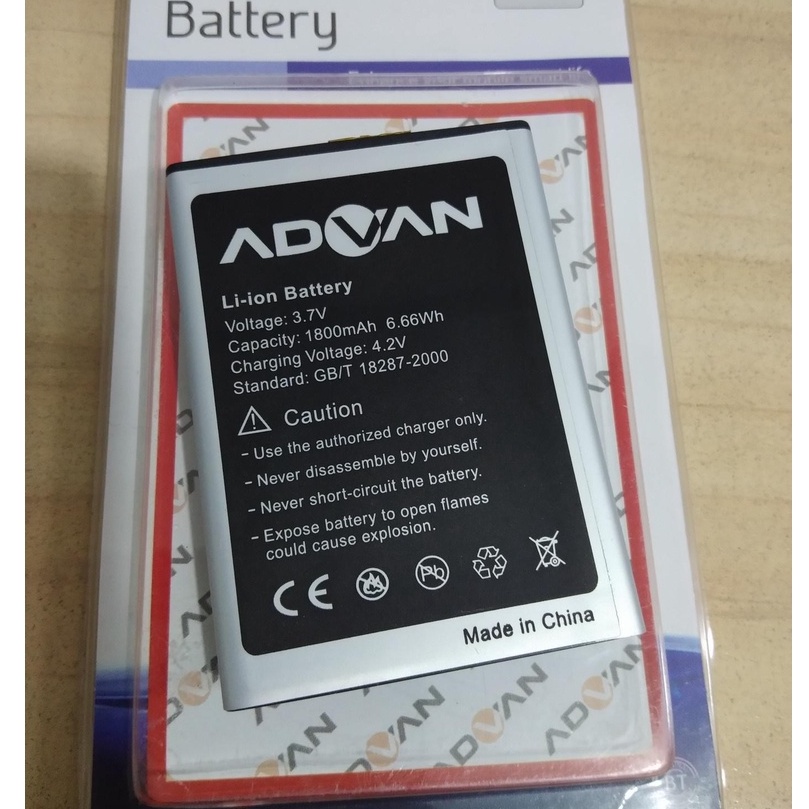 Baterai Advan S50 4G Original 99%