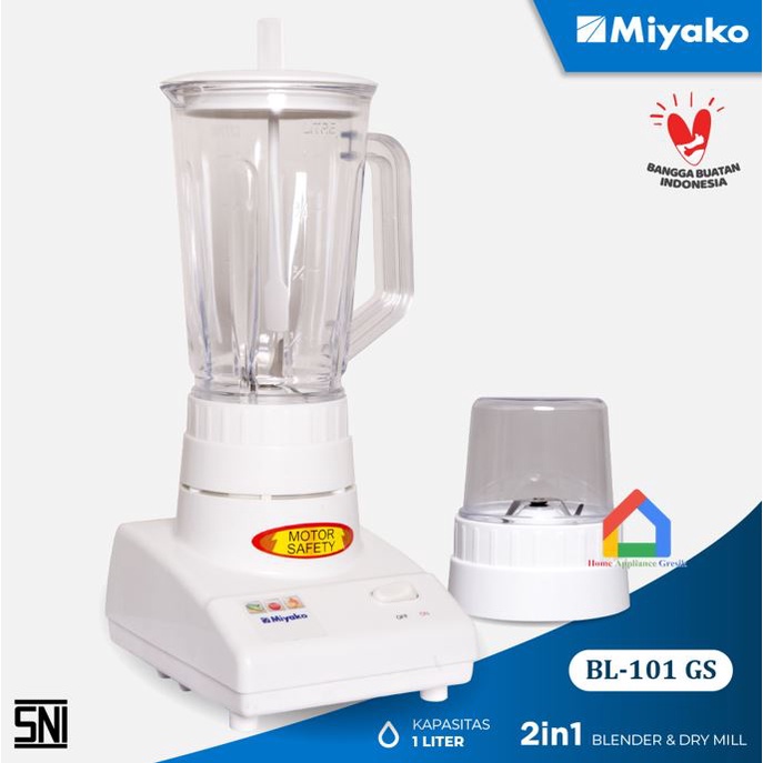 Miyako Blender BL 101 GS Kaca / Miyako Blender BL101GS Kaca