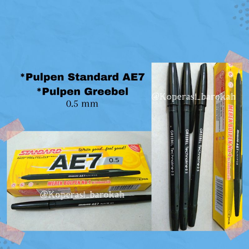

Pulpen Standard AE7, Pulpen Greebel /pak