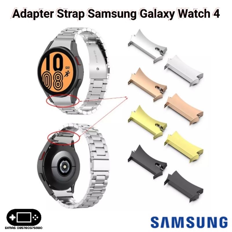 Adapter Strap Samsung Galaxy Watch 4 40mm 42mm 44mm 46mm 20mm