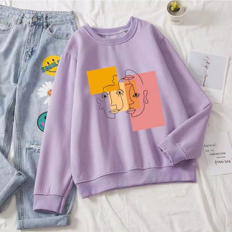 AESTHETIC SWEATER WANITA PRIA TERMURAH TERLARIS'