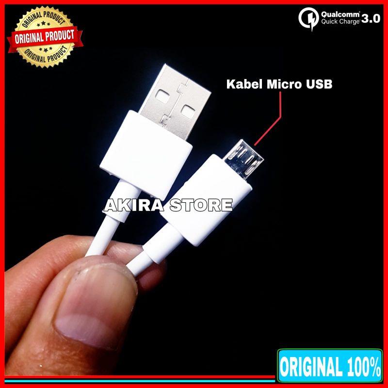 Kabel Data Xiaomi Redmi 10A ORIGINAL 100% Fast Charging Micro USB