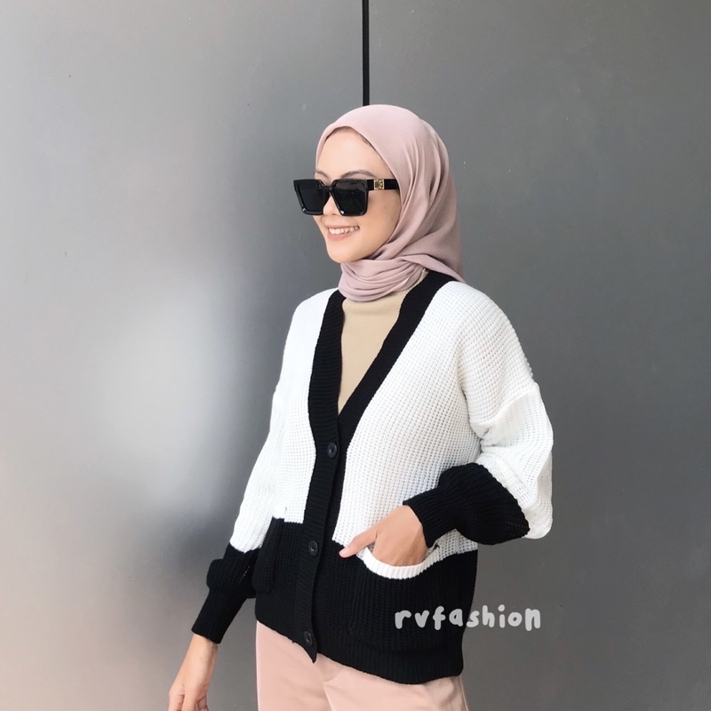 Kardigan Selly Rajut Baju Wanita Midi Kardi/Rajut Premium Outerwear