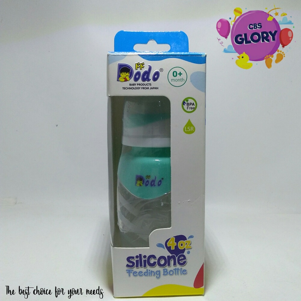 Dodo Silicone Feeding Bottle atau Botol Susu Bayi Bahan Silicone Aman