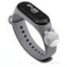 Brgunik - Jam Tangan Elektronik Led Anti Air Bahan Silikon Untuk Anak / Jam Tangan Karakter JT027-GREY TOTORO