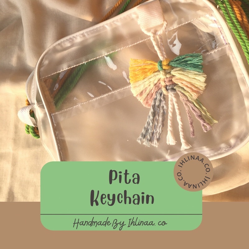 PITA KEYCHAIN MACRAME // GANTUNGAN TAS //  GANTUNGAN KUNCI