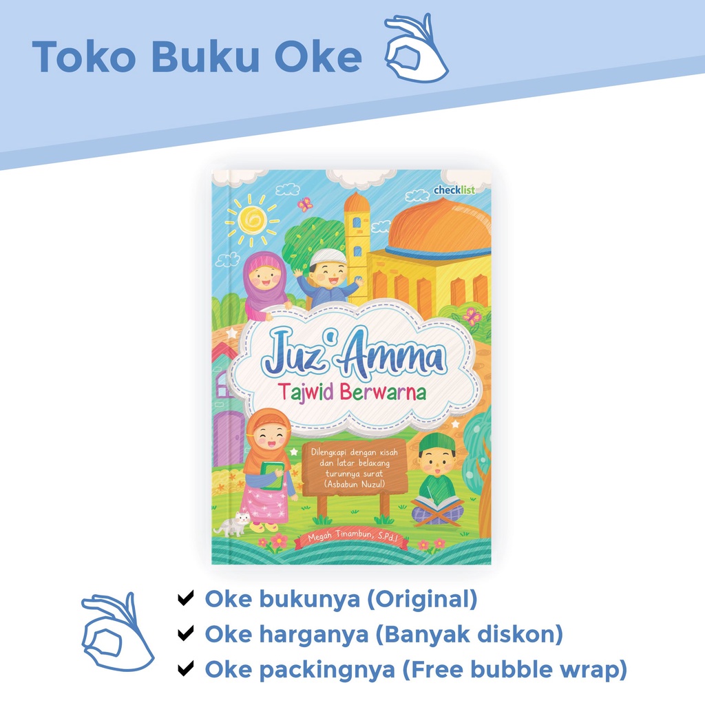 Buku Juz Amma Tajwid Berwarna Untuk Anak Lengkap