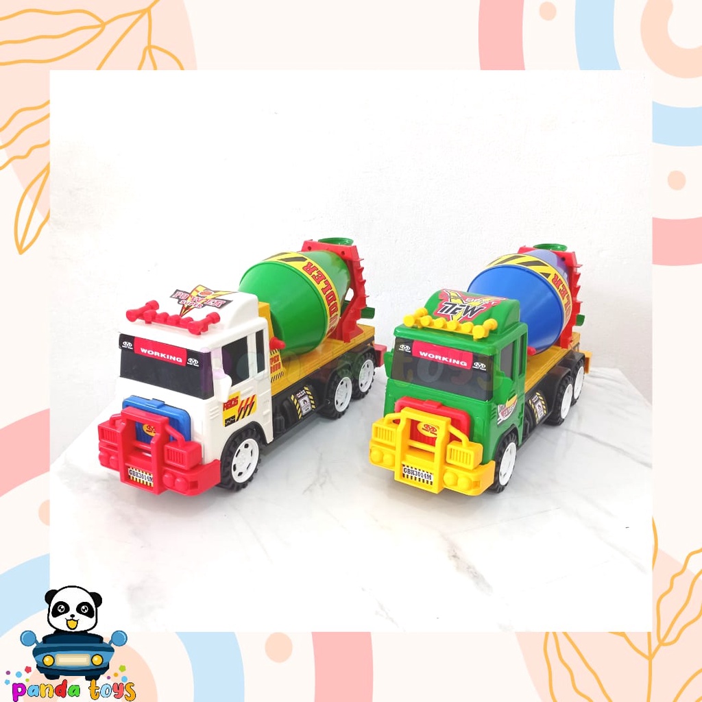 PANDA TOYS SEMARANG MAINAN SUPER CONSTRUCTION TRUCK MOLEN GBK3014M