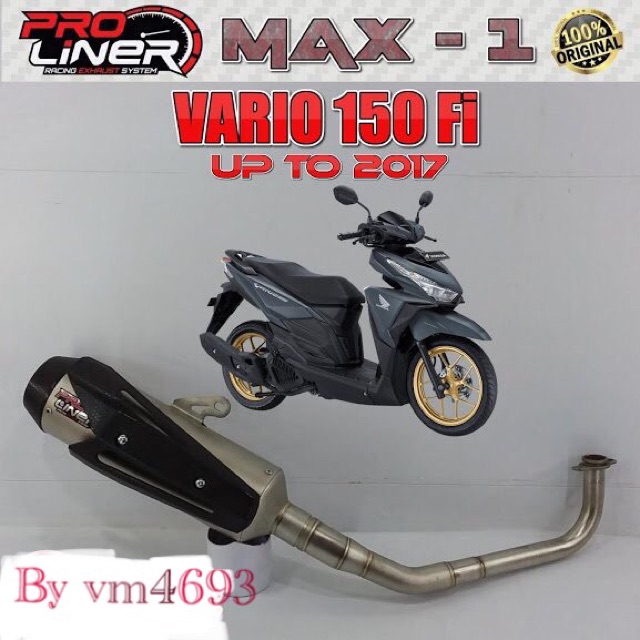 Knalpot Racing Honda Vario 150 125 Esp 2017 Shopee Indonesia