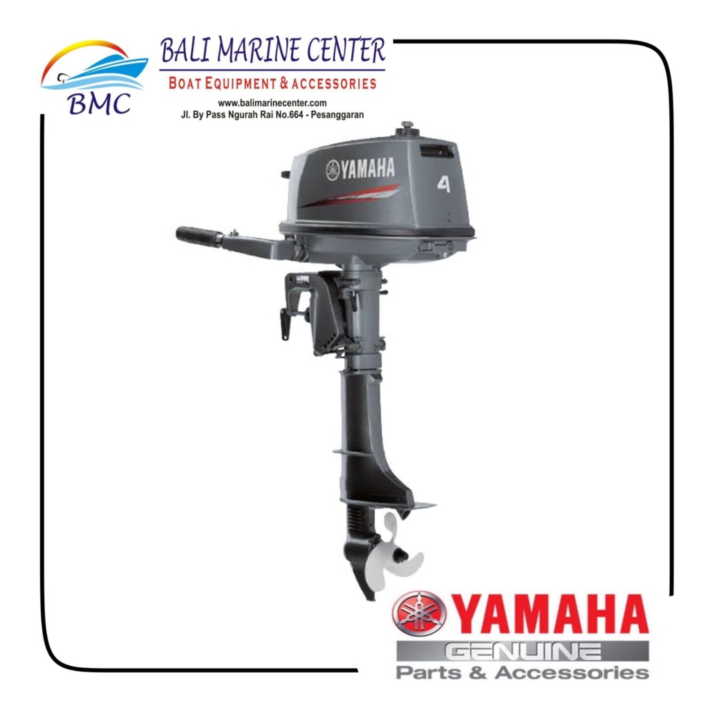 Mesin Tempel Yamaha Outboard 4DMHL 2 Stroke