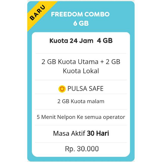 Kuota freedom indosat im3