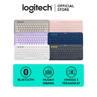 Logitech K380 Keyboard Wireless Bluetooth Multi-Device untuk Windows, Mac, Chrome OS, Android, iOS, Apple, iPad, iPhone