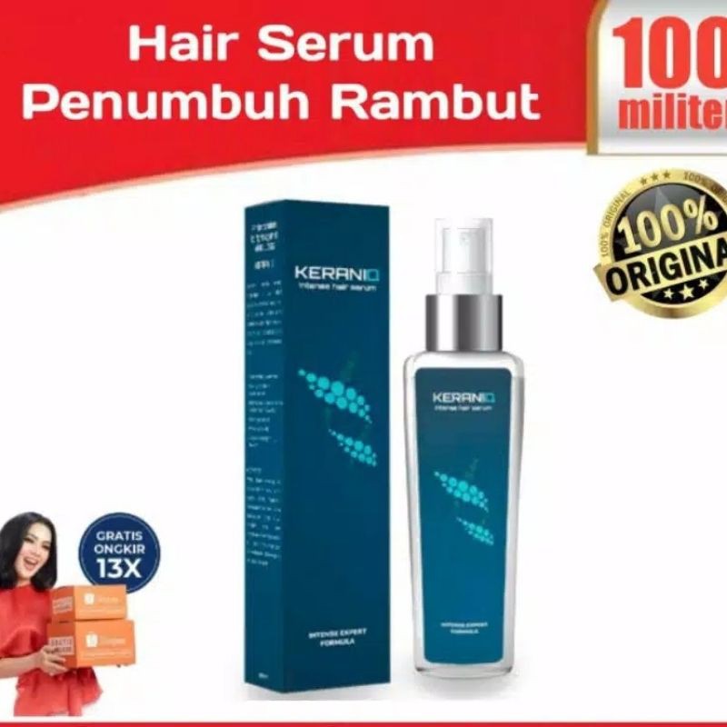 KERANIQ Hair Serum ORI Penumbuh Penyubur Rambut Original (isi 100ml) Asli BPOM