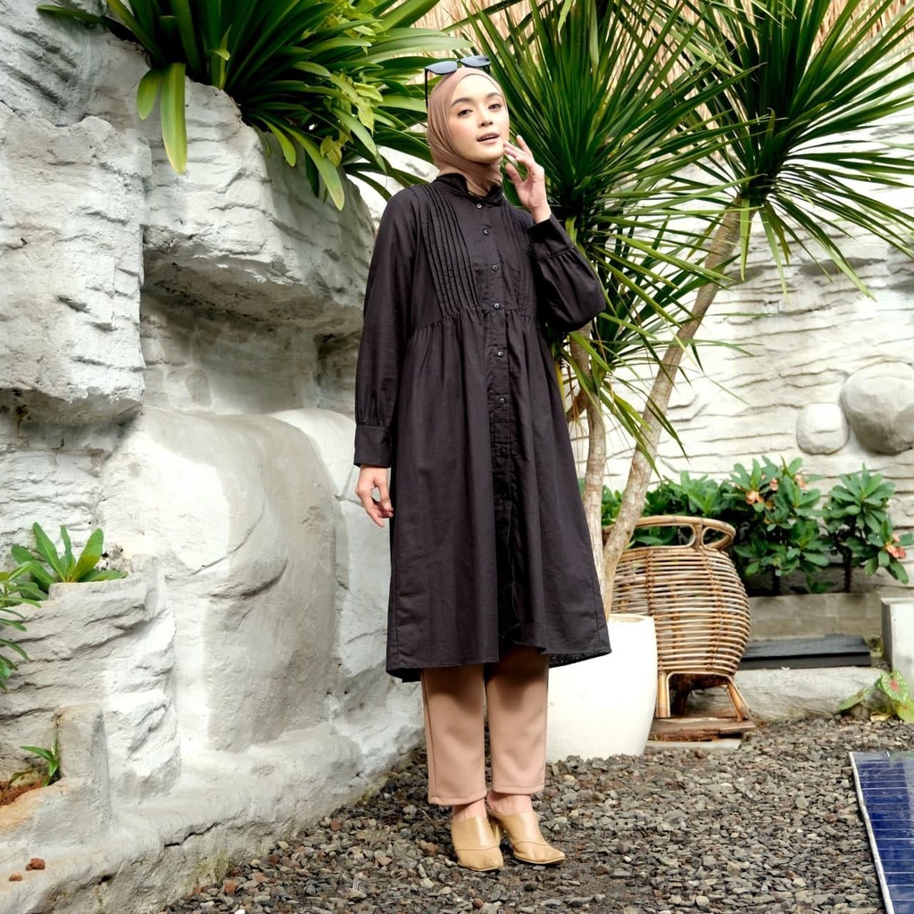 RISE TUNIC / TUNIK / ATASAN WANITA / ATASAN KERJA