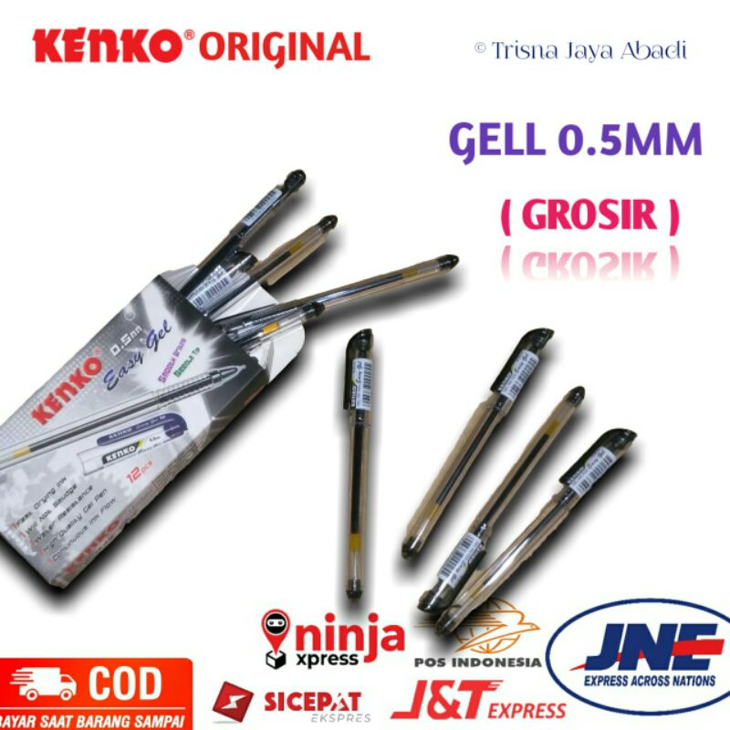 

PULPEN KENKO GELL ORIGINAL 0.5MM GROSIR