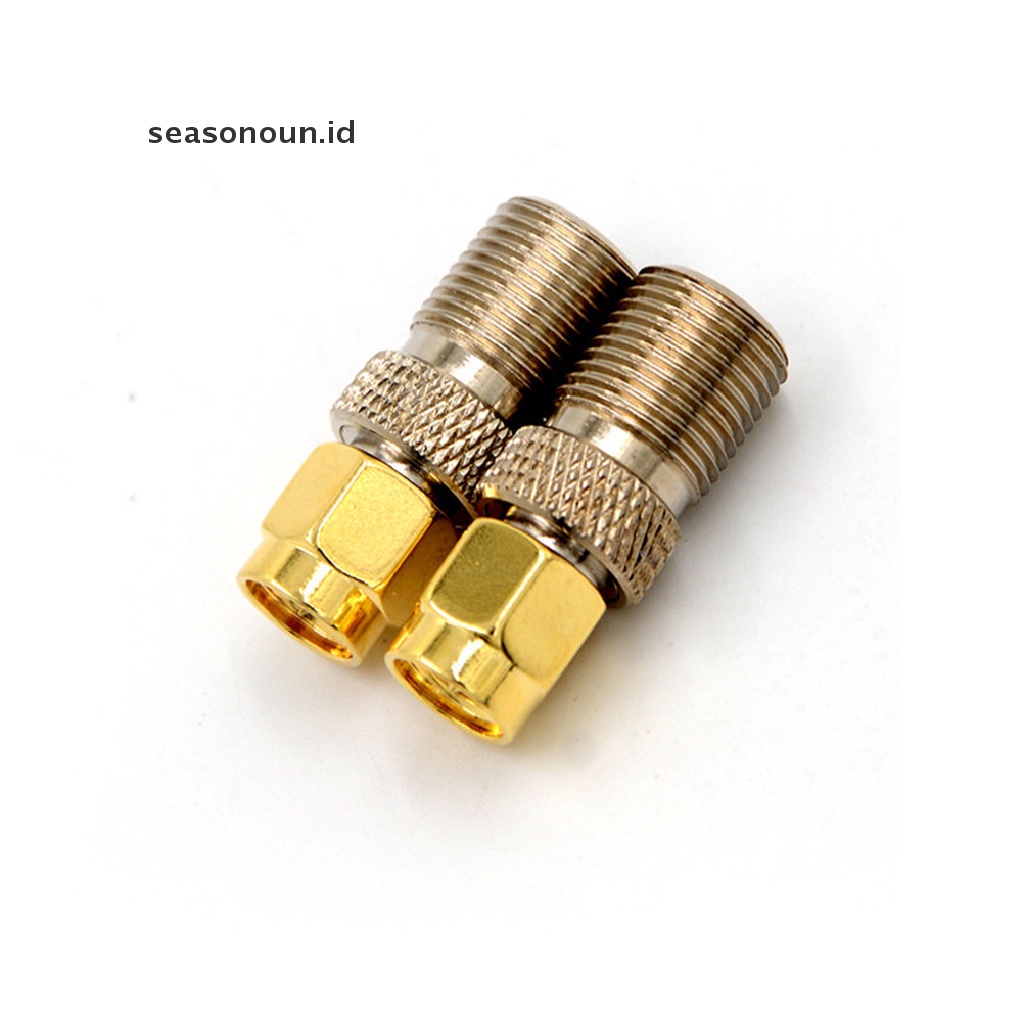 Adaptor Konektor Coaxial RF Lurus Jack Female Ke SMA Male