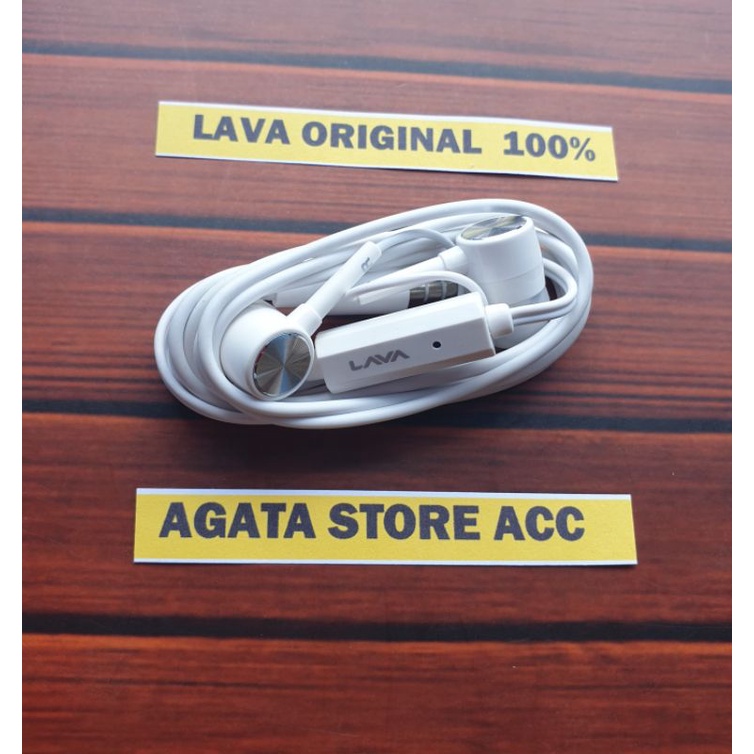 Headset Earphone Ori new Lava iris 510 / Z2 Z4 Z6 / R1 R3 Ori Copotan