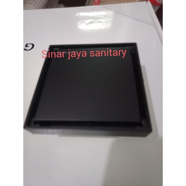 Smart floor drain black stainless / floor drain hitam anti kecoa / smart floor drain hitam