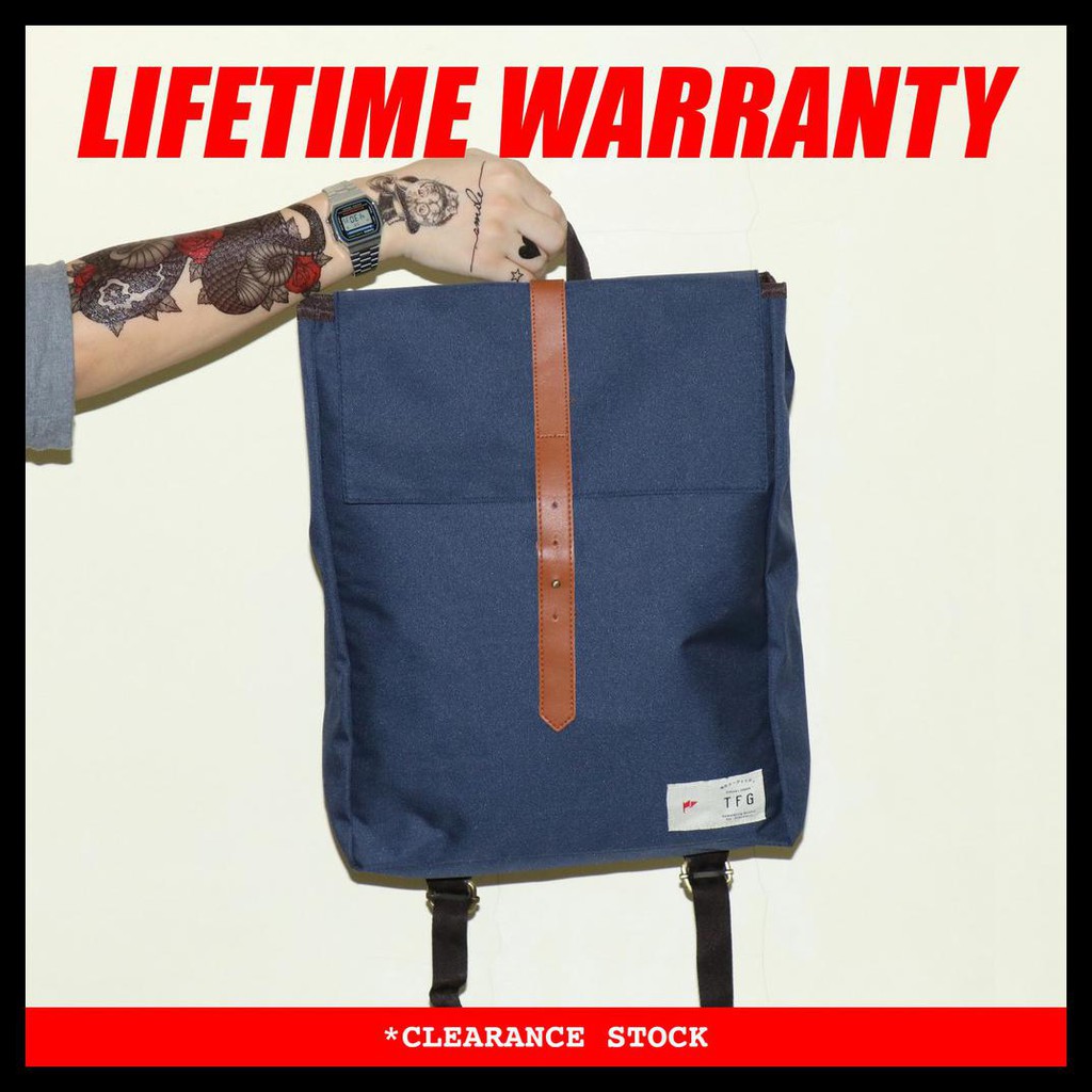 {BISA COD} BACKPACK RANSEL TAS PUNGGUNG. - TFG TOWNY 410 BLUE KOMPLIT Kode 1474