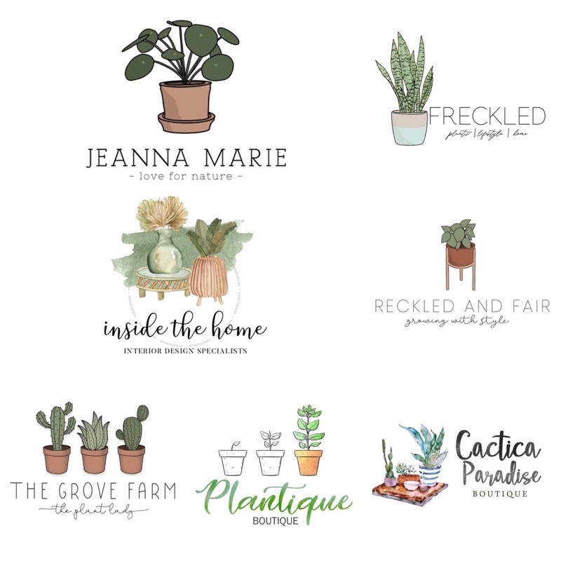 ARABELLA PLANT LOGO | JASA DESAIN LOGO ONLINE SHOP LOGO BISNIS TERMURAH