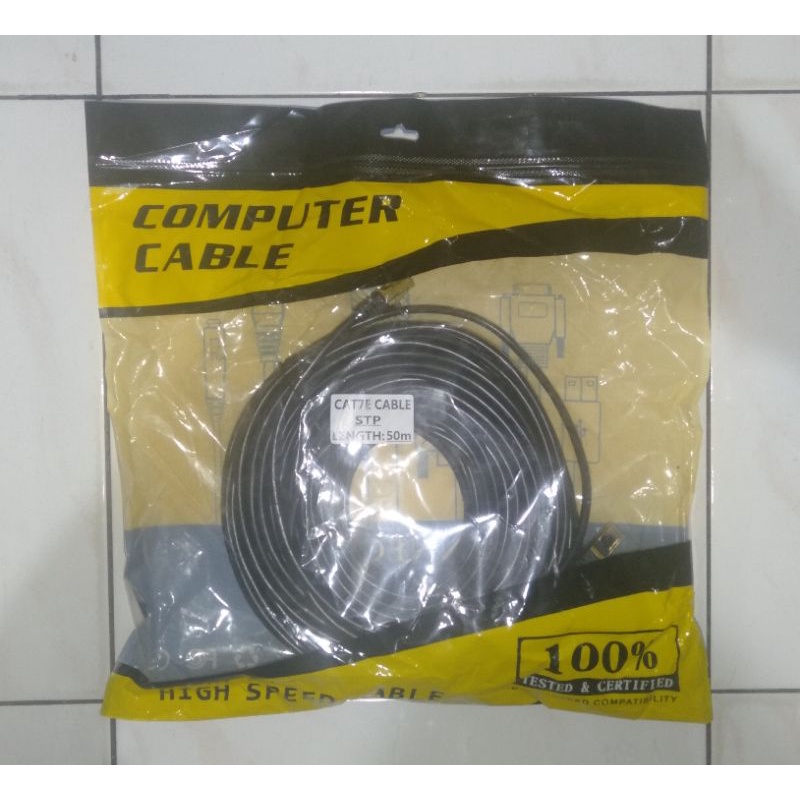 SKU-1212  KABEL LAN 50 M CAT 7 / UTP 50 METER PABRIKAN CAT 7 / NETWORKING