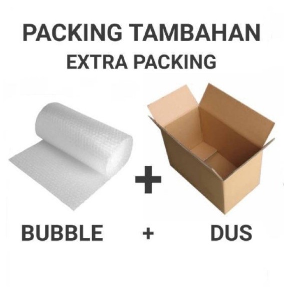 

TAMBAHAN BUBBLE WRAP DUS UNTUK PENGIRIMAN LEBIH AMAN