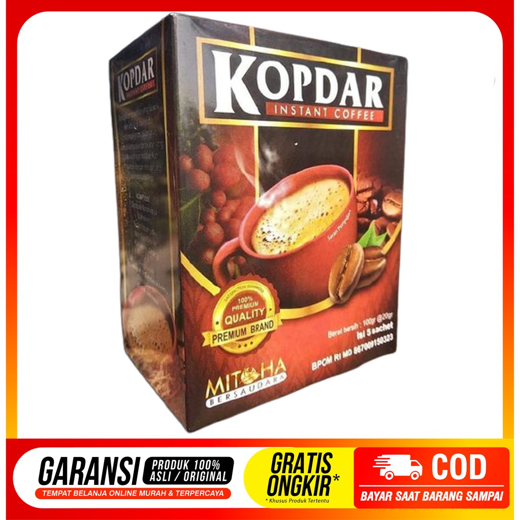 Jual KOPI KOPDAR RASA KOPI BORNEO - OBAT KUAT (GRATIS PACKING BUBBLE