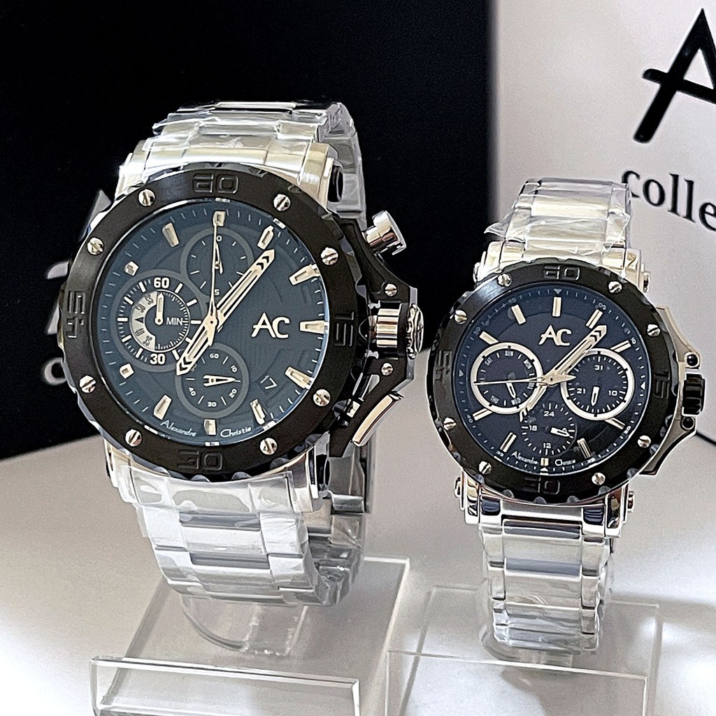 JAM TANGAN ALEXANDRE CHRISTIE COUPLE AC 9205 ORIGINAL GARANSI RESMI
