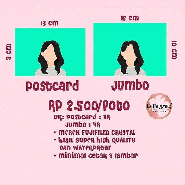 

CETAK FOTO (UKURAN 3R - 12R)