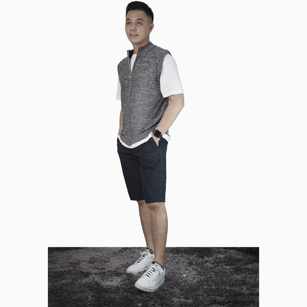 Rompi Vest Rajut seleting baju kerja Pria Kantor - XSHOP Gary